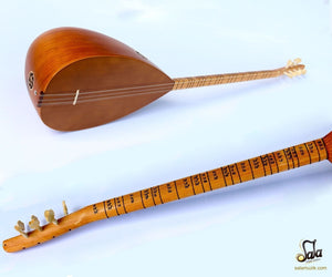 Turkish Quality Long Neck Mulberry Baglama Saz ASL-112N