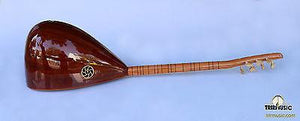 Turkish Short Neck Mahogany Baglama Saz ASK-111P - Sala Muzik
