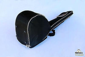 Back view of Professional Gigbag For Turkish Short Neck Saz Baglama BGS-301