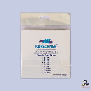 Professional Strings For Turkish Oud Kurschner 0.09 KSO-109 back cover