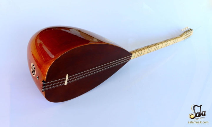 Turkish Quality Short Neck Mulberry Baglama Saz ASK-206G