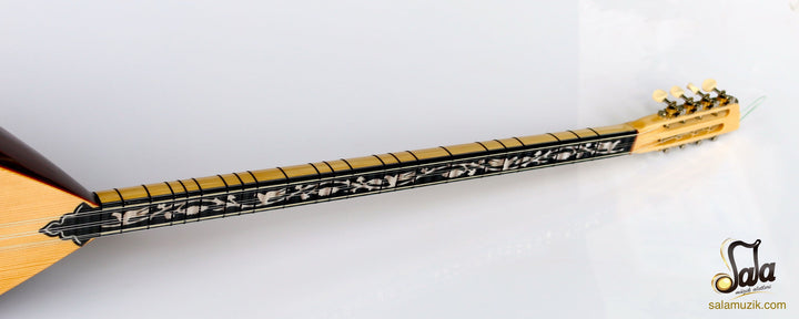 Turkish Quality Long Neck Walnut Baglama Saz ASL-302G